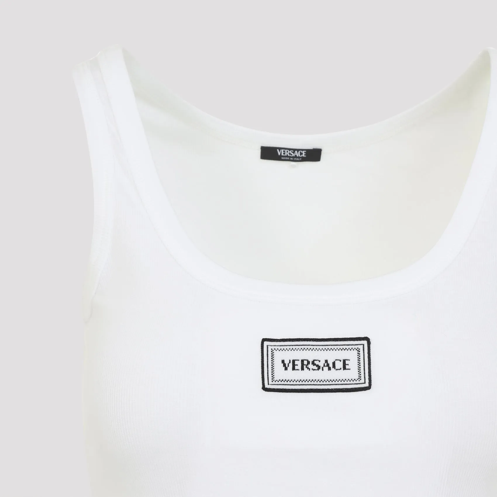 LOGO COTTON TANK TOP sold by Lord & Taylor product image thumbnail 4