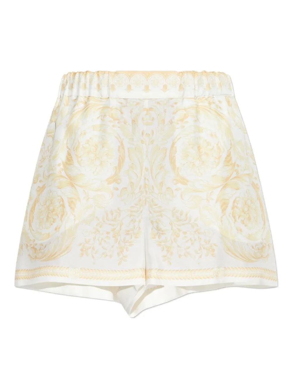 BAROCCO PRINT SILK SHORTS sold by Lord & Taylor