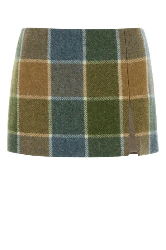 EMBROIDERED WOOL MINI SKIRT sold by Lord & Taylor