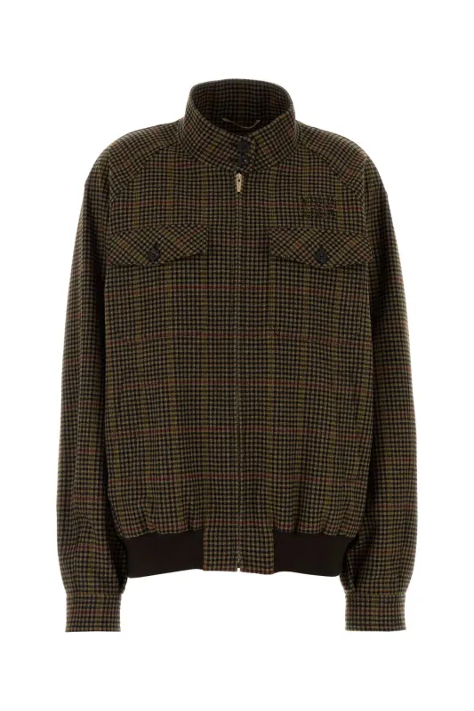 EMBROIDERED WOOL JACKET made by Miu Miu