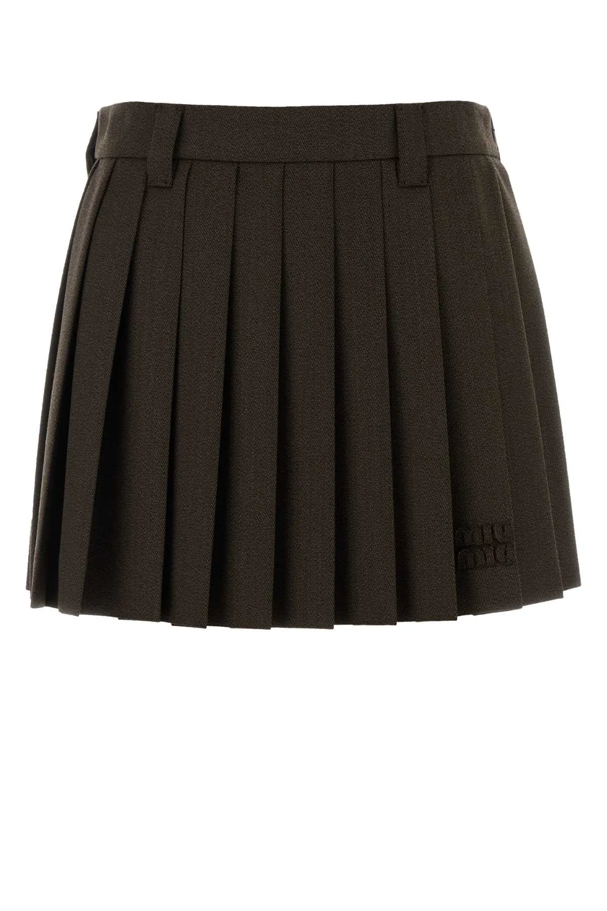 CHOCOLATE WOOL MINI SKIRT sold by Lord & Taylor