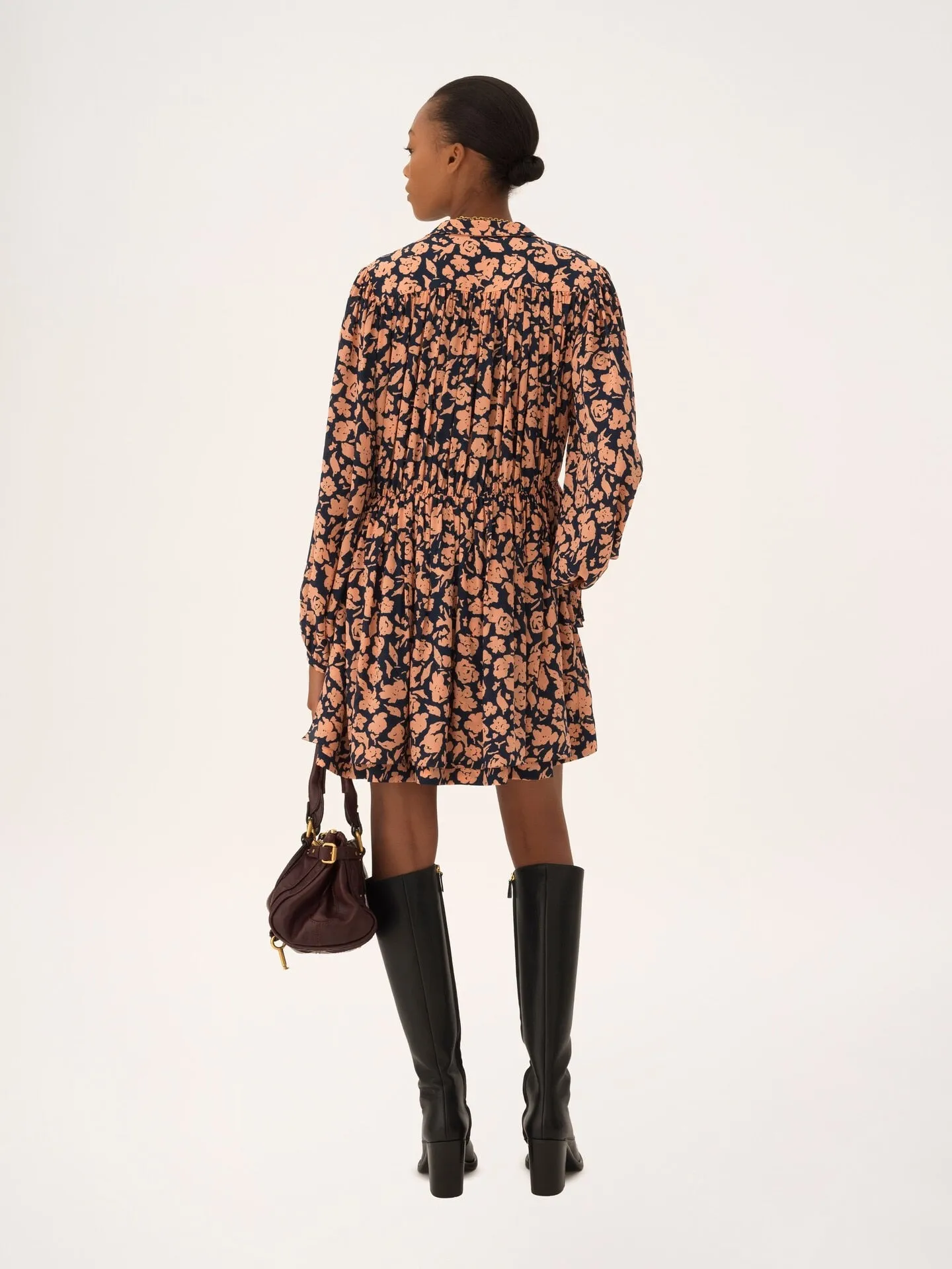 GATHERED MINI DRESS sold by Lord & Taylor product image thumbnail 4