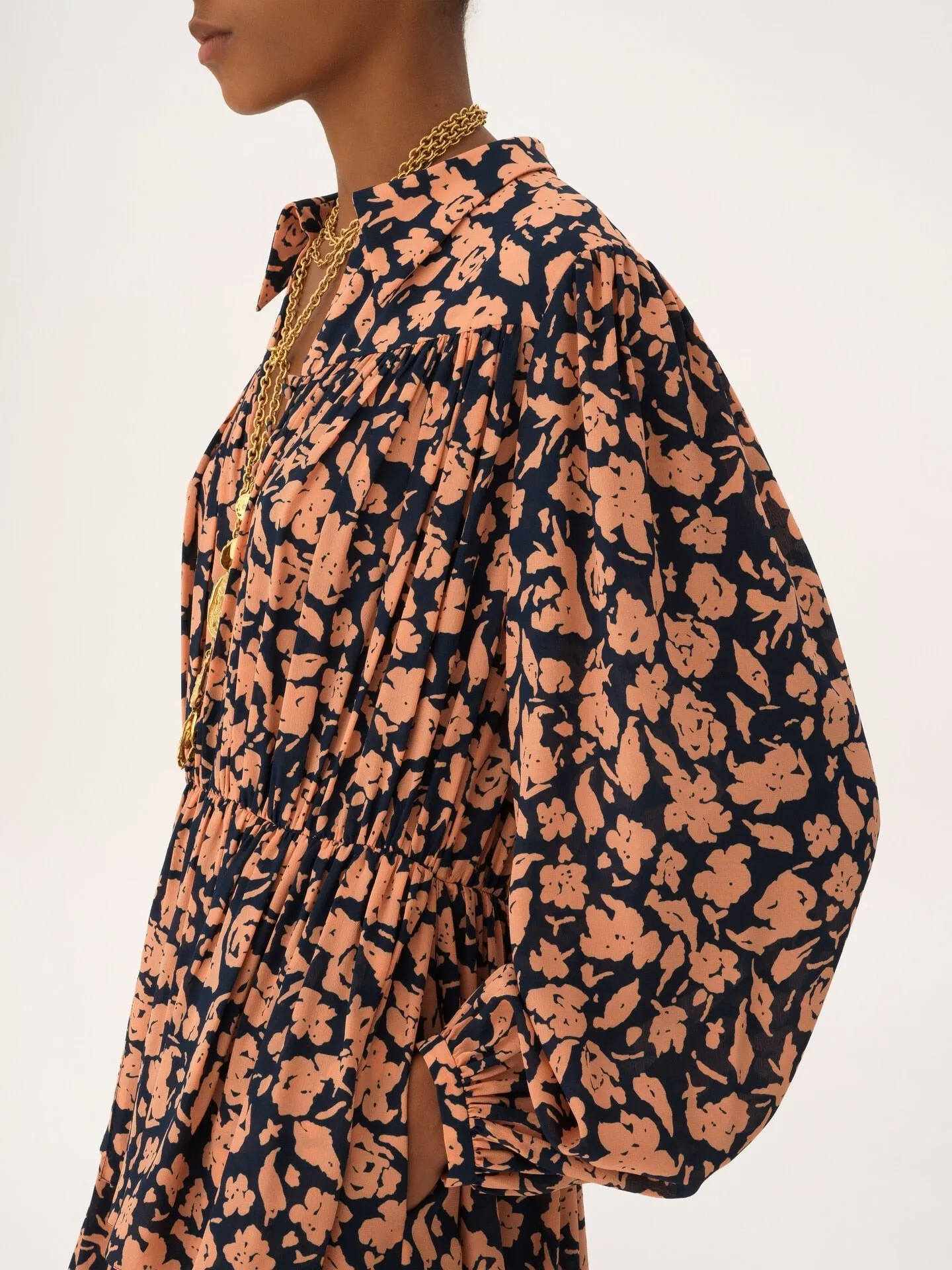 GATHERED MINI DRESS sold by Lord & Taylor product image thumbnail 5