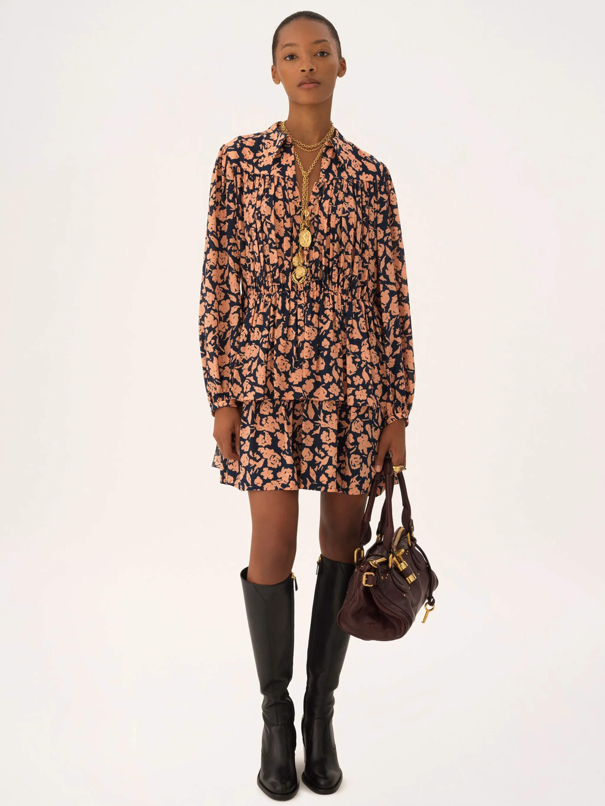 GATHERED MINI DRESS sold by Lord & Taylor product image thumbnail 2