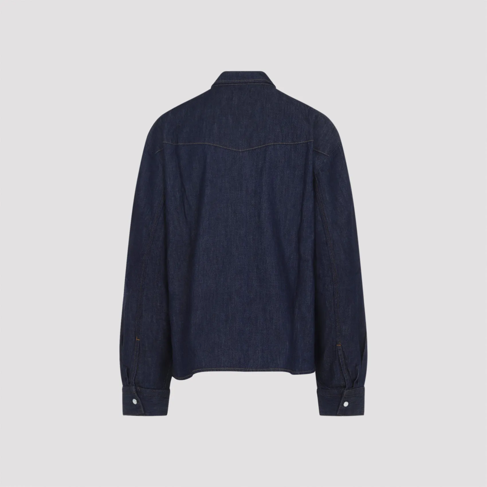 BLUE GRENON COTTON SHIRT sold by Lord & Taylor product image thumbnail 3