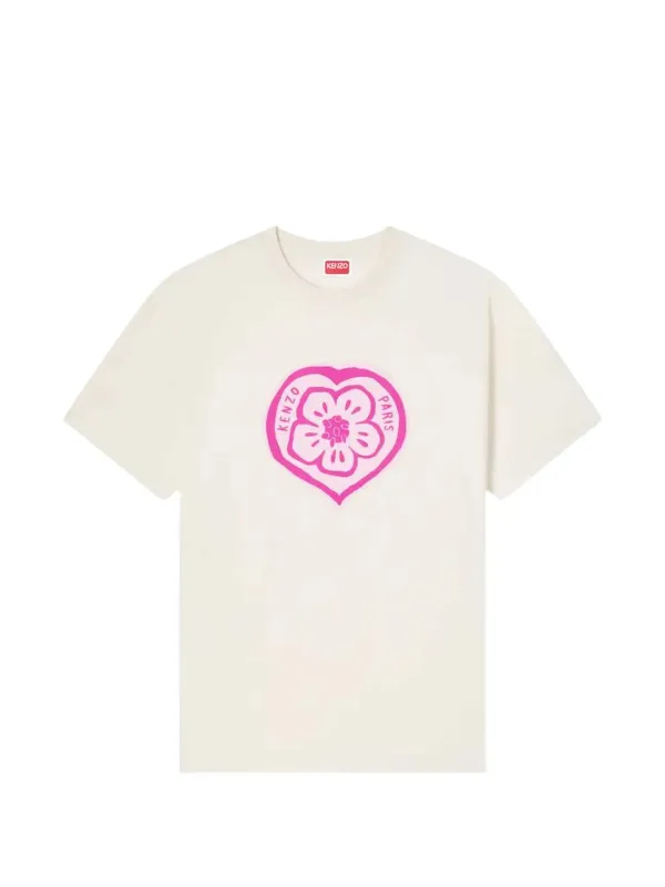 'KENZO BOKE HEART' LOOSE COTTON T-SHIRT made by Kenzo