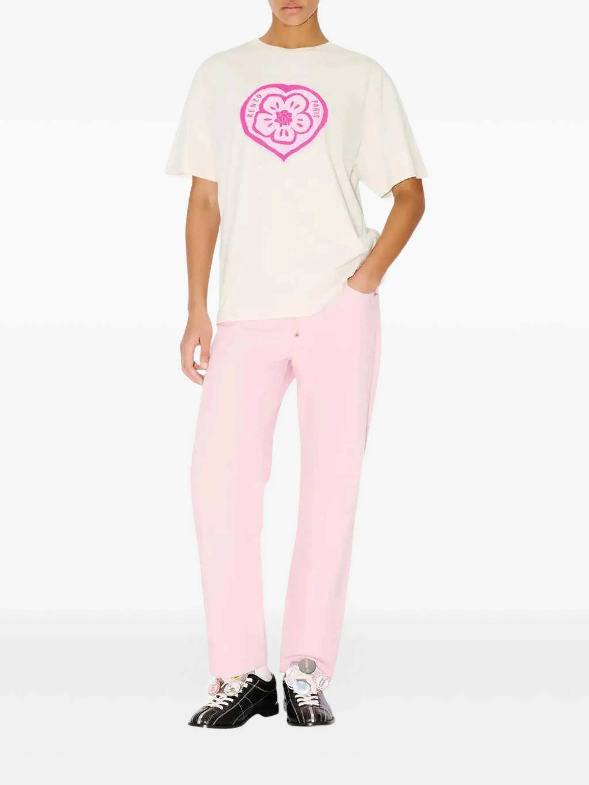 'KENZO BOKE HEART' LOOSE COTTON T-SHIRT sold by Lord & Taylor product image thumbnail 2