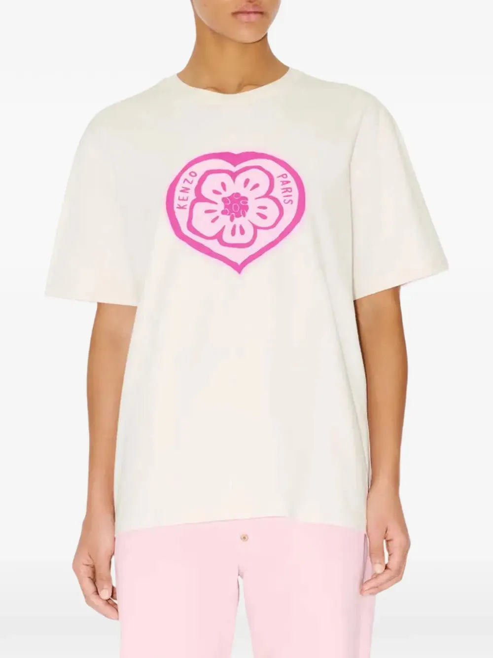 'KENZO BOKE HEART' LOOSE COTTON T-SHIRT sold by Lord & Taylor product image thumbnail 3
