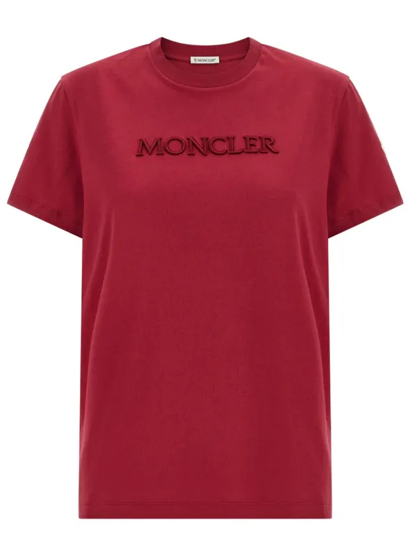 EMBROIDERED TONAL LOGO COTTON T-SHIRT made by Moncler