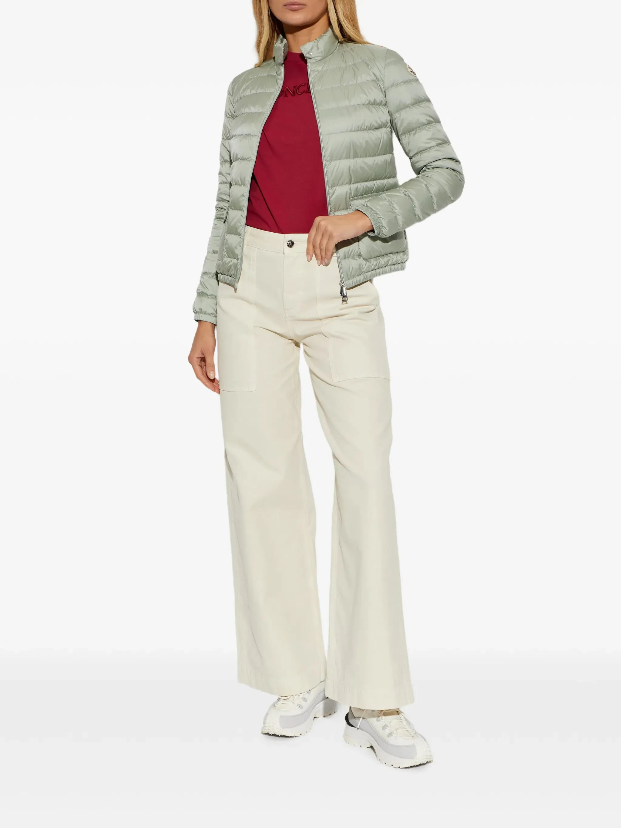 EMBROIDERED TONAL LOGO COTTON T-SHIRT sold by Lord & Taylor product image thumbnail 5