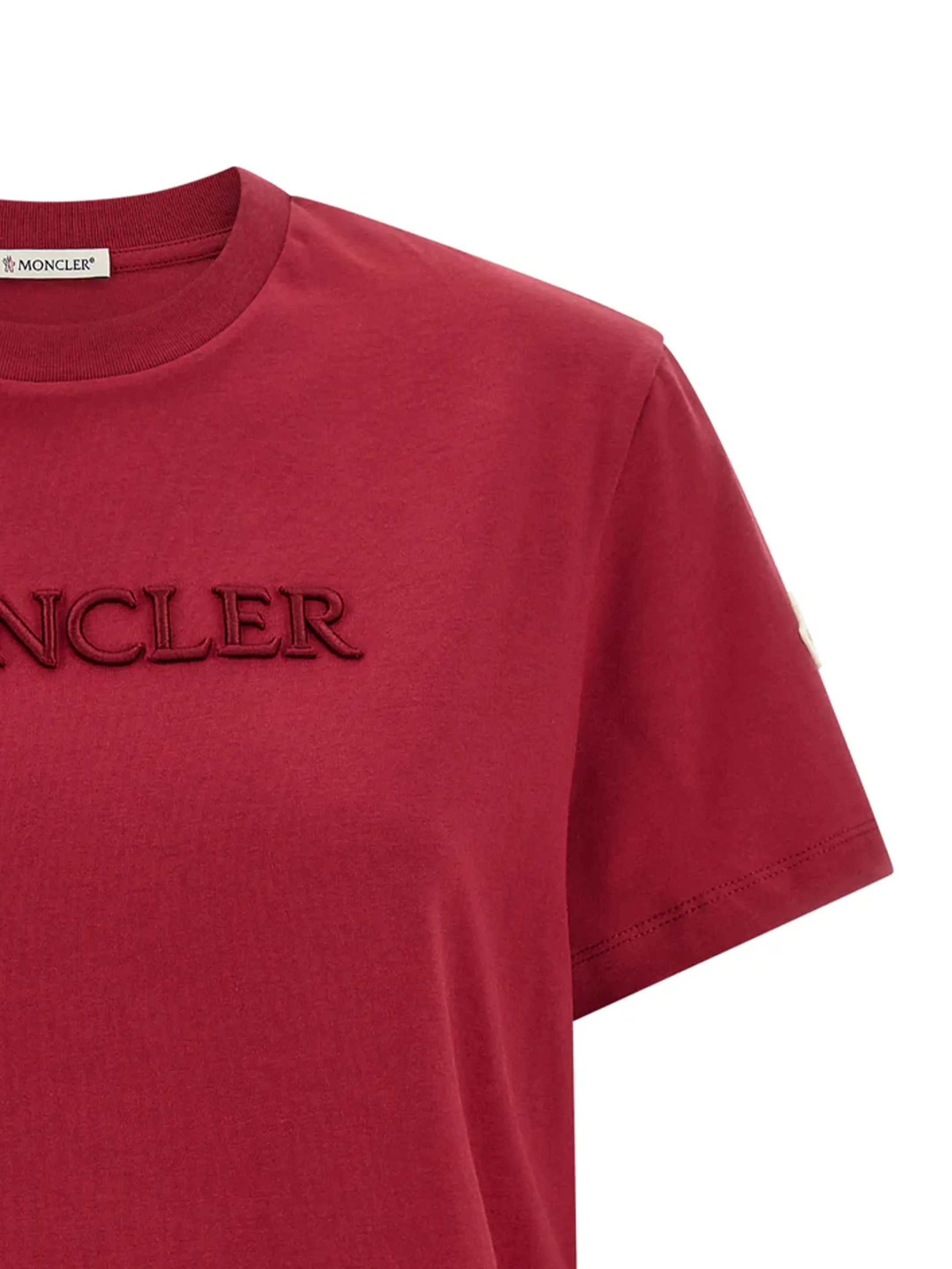 EMBROIDERED TONAL LOGO COTTON T-SHIRT sold by Lord & Taylor product image thumbnail 3