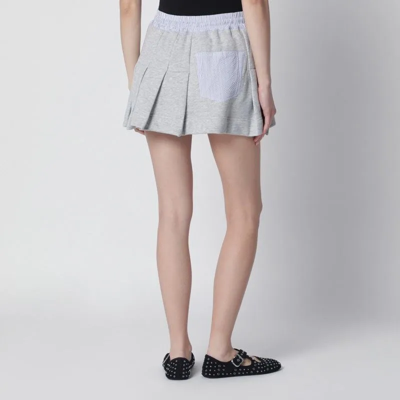 GREY MINI SKIRT WITH ORB LOGO sold by Lord & Taylor product image thumbnail 2