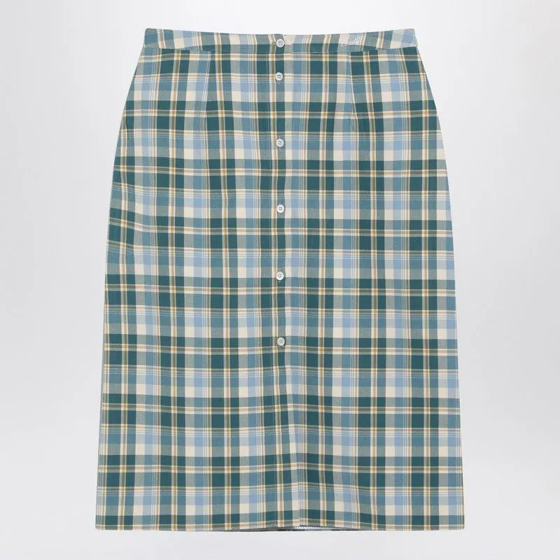 OTTANIO PENCIL SKIRT WITH CHECK PATTERN sold by Lord & Taylor