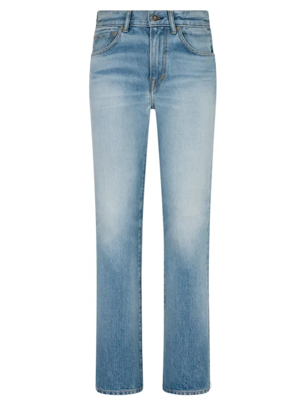 STONE WASHED DENIM JEANS made by Tom Ford