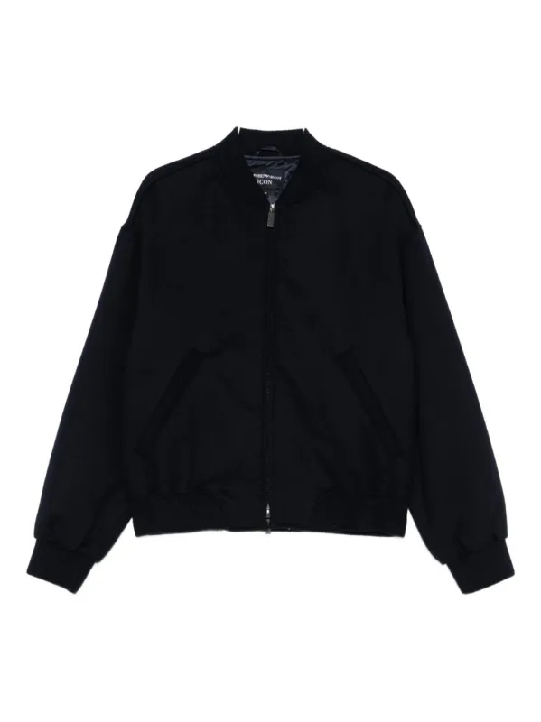 ZIPPED BOMBER JACKET made by Emporio Armani