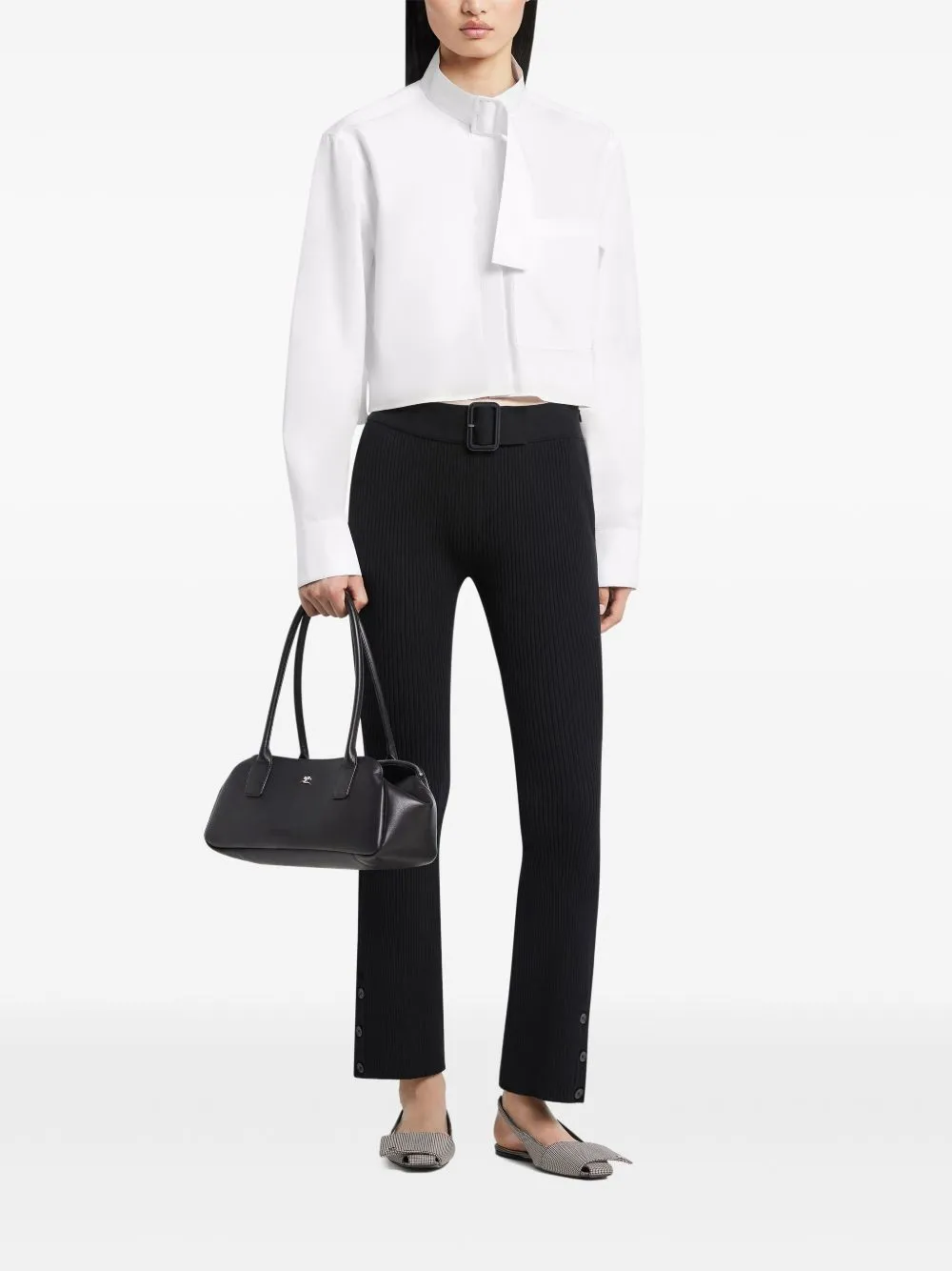 RIBBED KNITTED TROUSERS sold by Lord & Taylor product image thumbnail 4