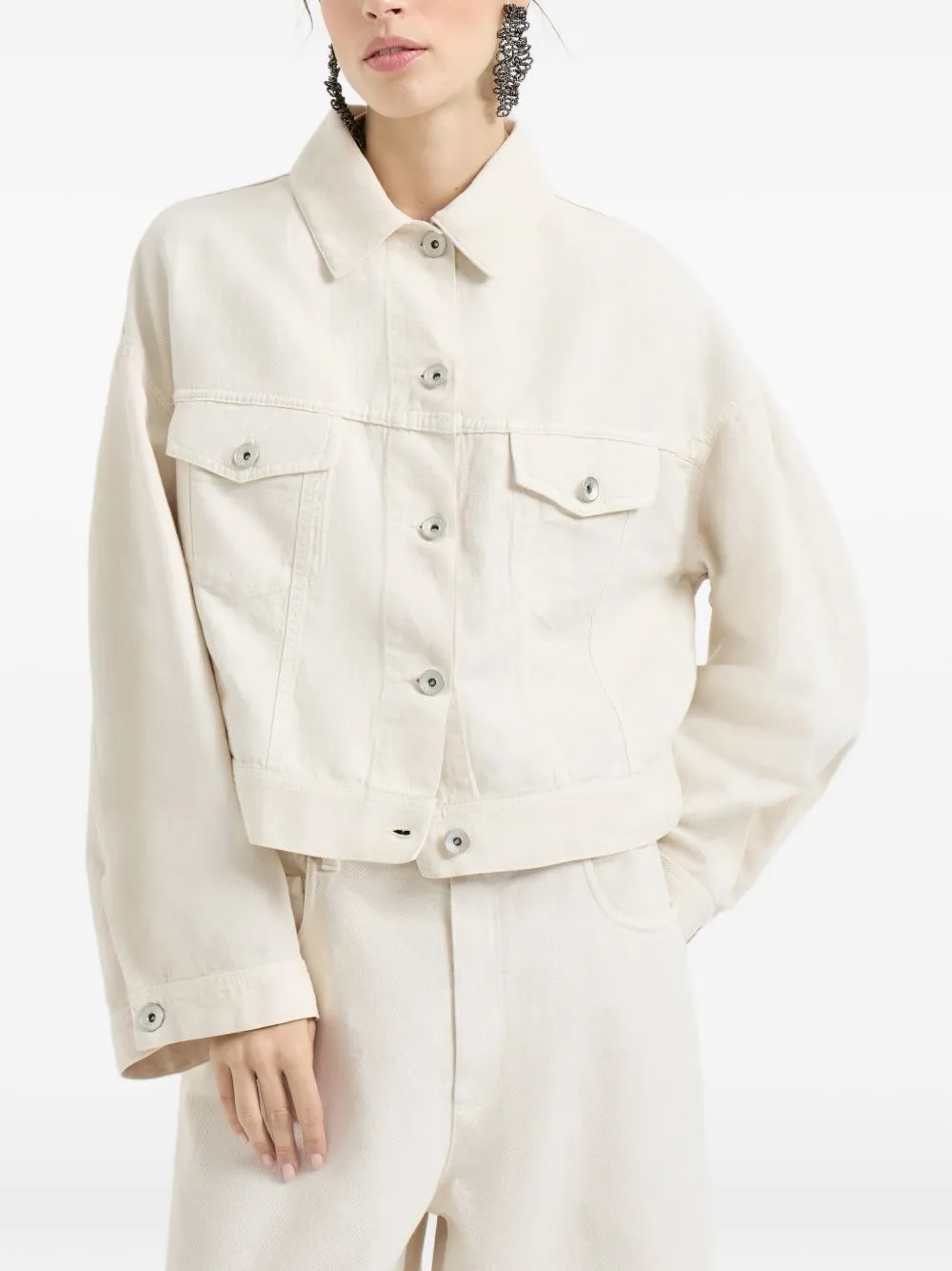LINEN AND COTTON BLEND JACKET sold by Lord & Taylor product image thumbnail 5