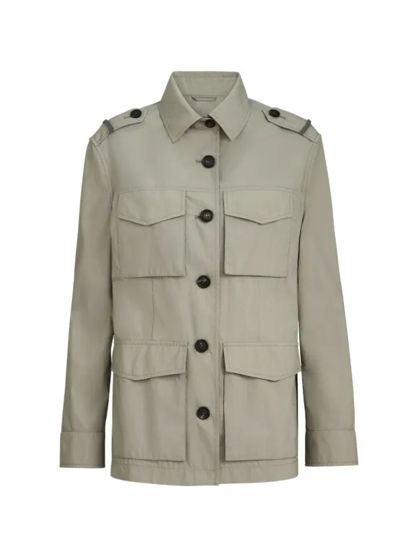 COTTON BLEND FIELD JACKET made by Brunello Cucinelli