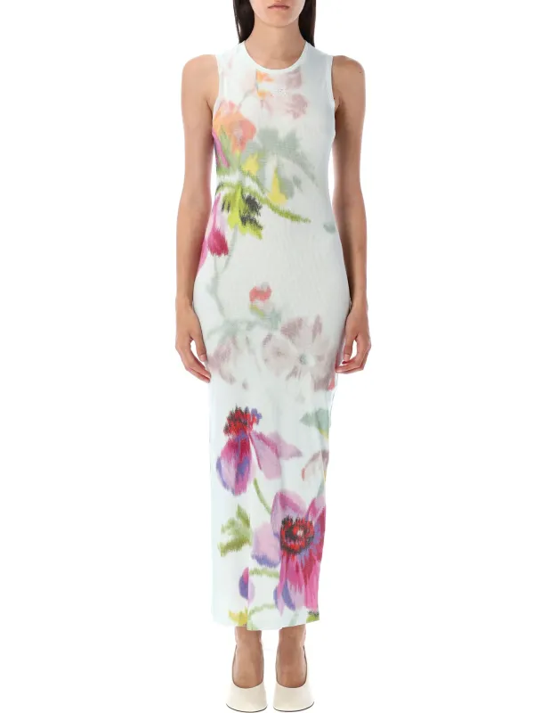 SILK AND COTTON TANK DRESS made by Loewe