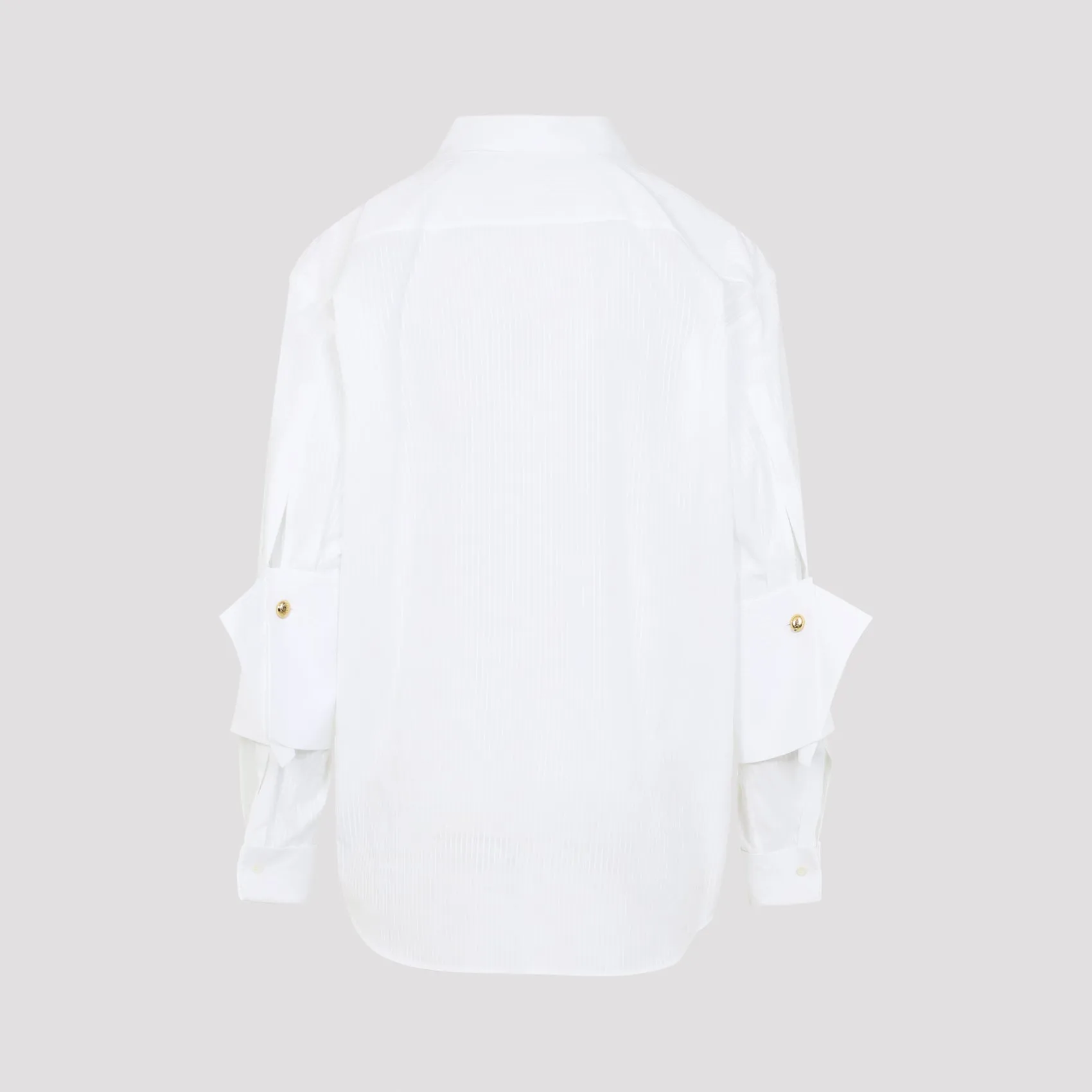 LOEWE COTTON POPLIN SHIRT WITH ANAGRAM PEBBLE CUFFLINKS sold by Lord & Taylor product image thumbnail 3