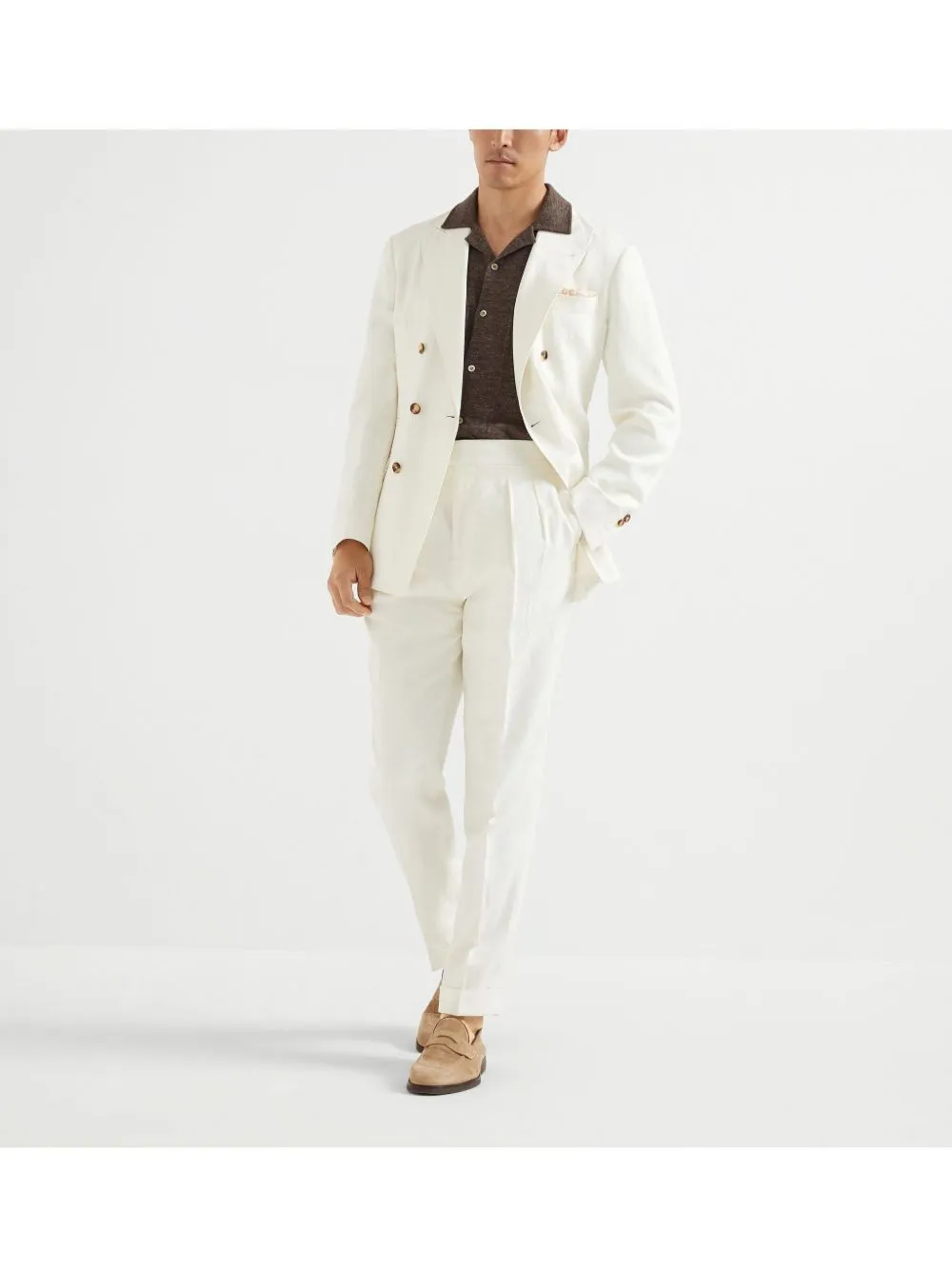 WHITE SILK LINEN JACKET sold by Lord & Taylor product image thumbnail 5