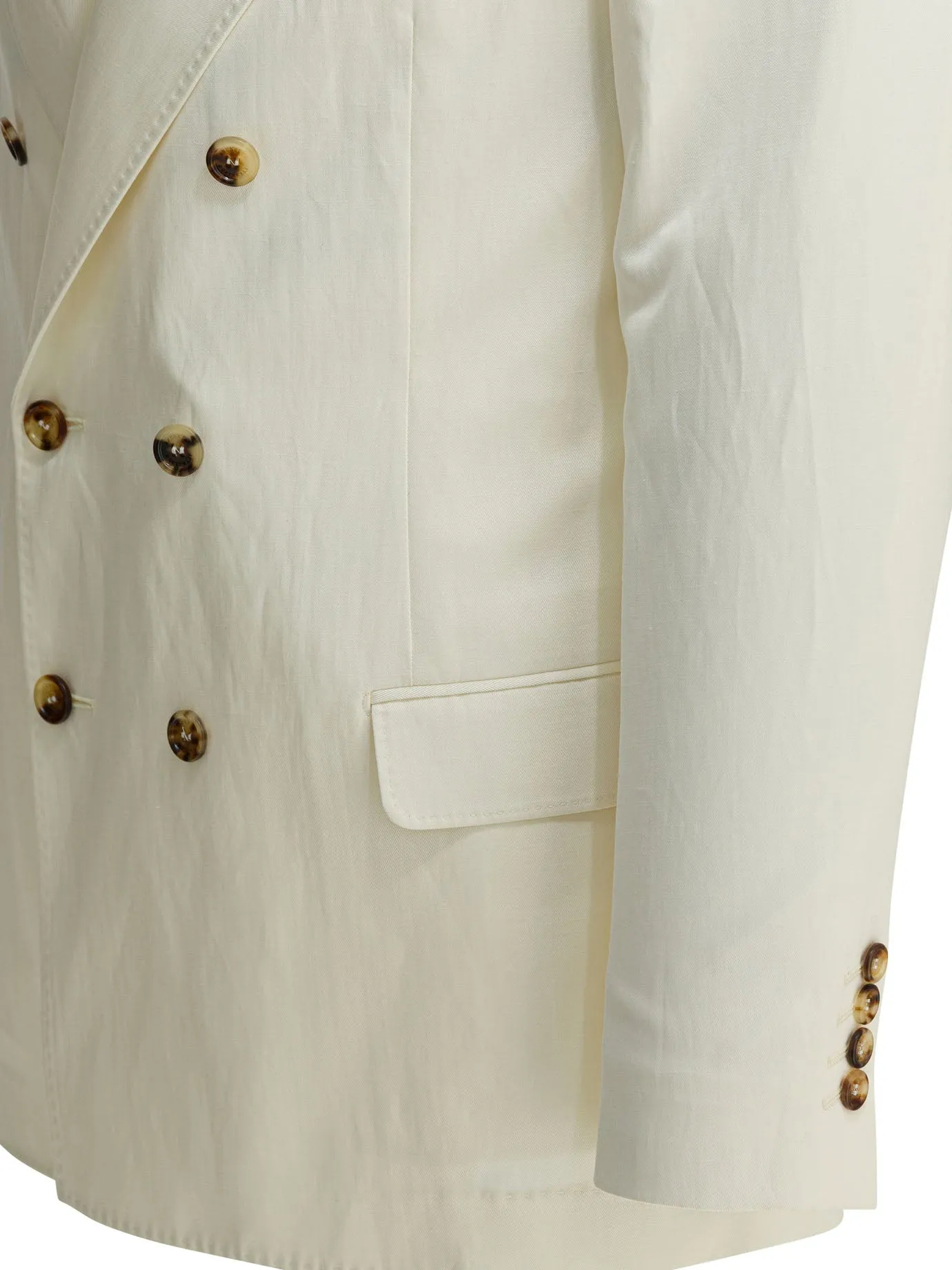 WHITE SILK LINEN JACKET sold by Lord & Taylor product image thumbnail 4