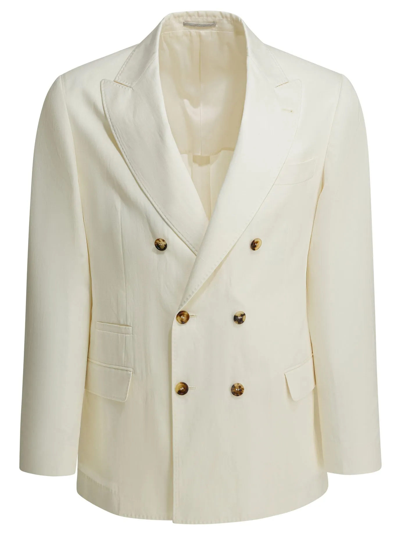 WHITE SILK LINEN JACKET sold by Lord & Taylor