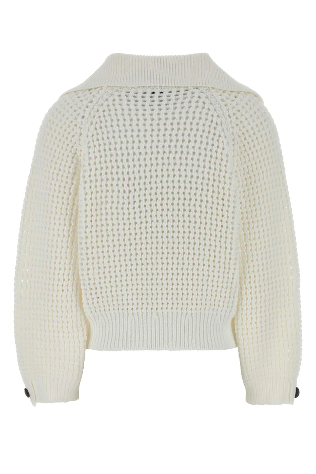 WHITE COTTON BLEND SWEATER sold by Lord & Taylor product image thumbnail 2