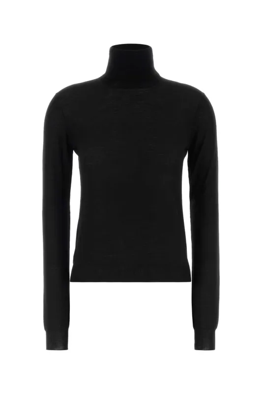 BLACK WOOL SWEATER sold by Lord & Taylor
