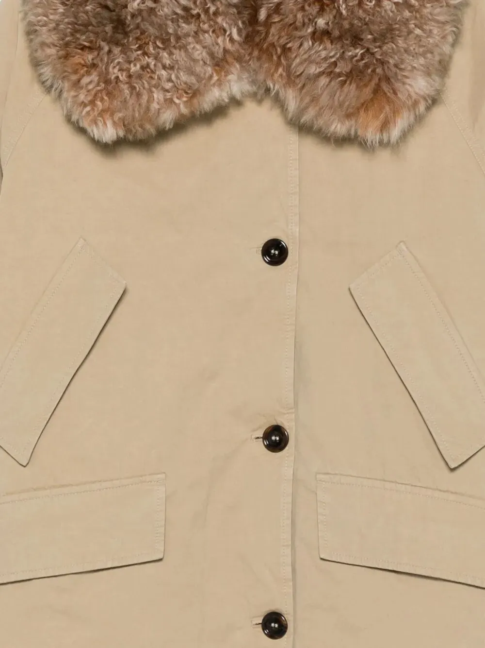 BEIGE COTTON DOWN JACKET sold by Lord & Taylor product image thumbnail 2