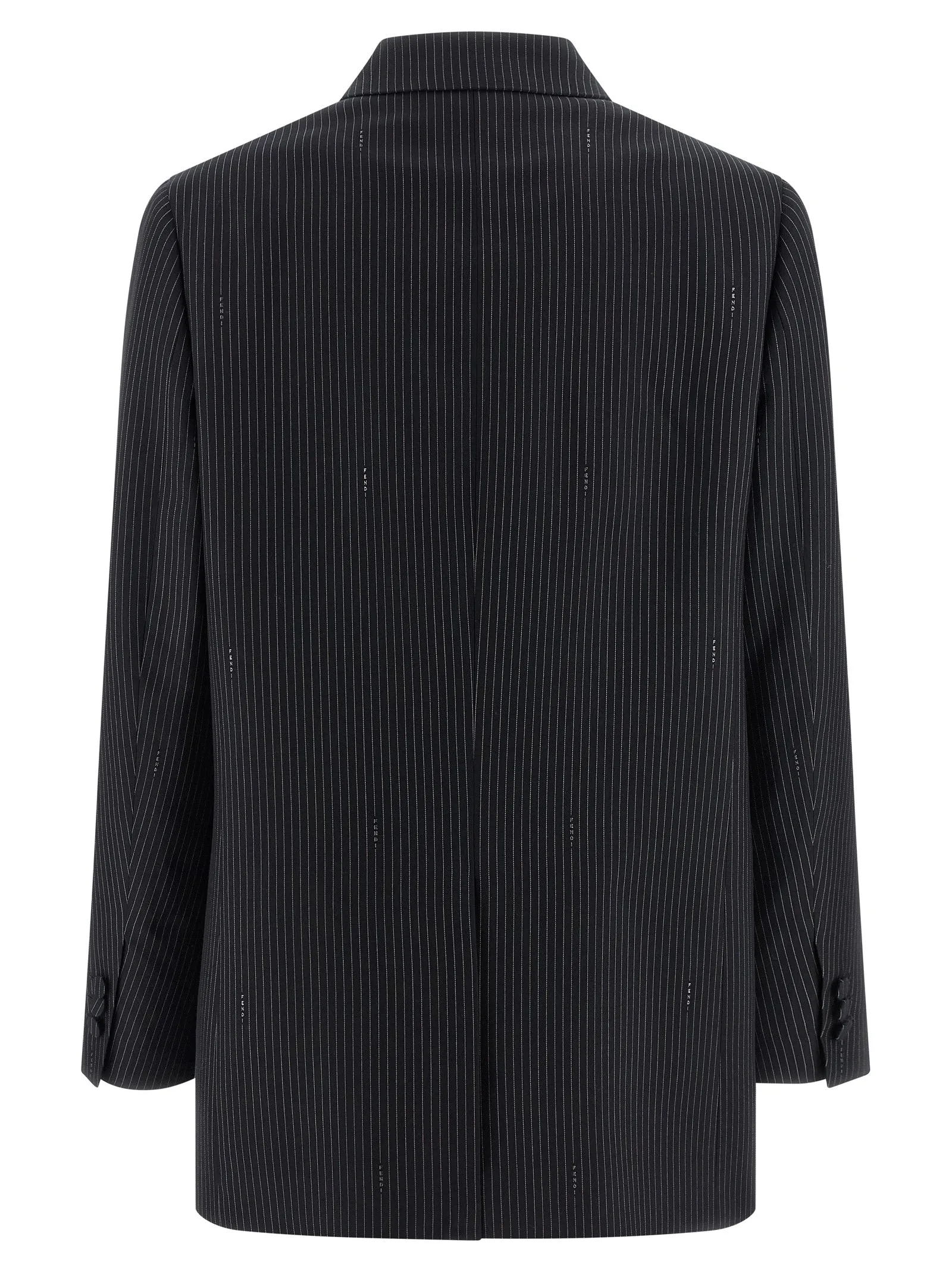 Pinstripe wool blazer sold by Lord & Taylor product image thumbnail 2