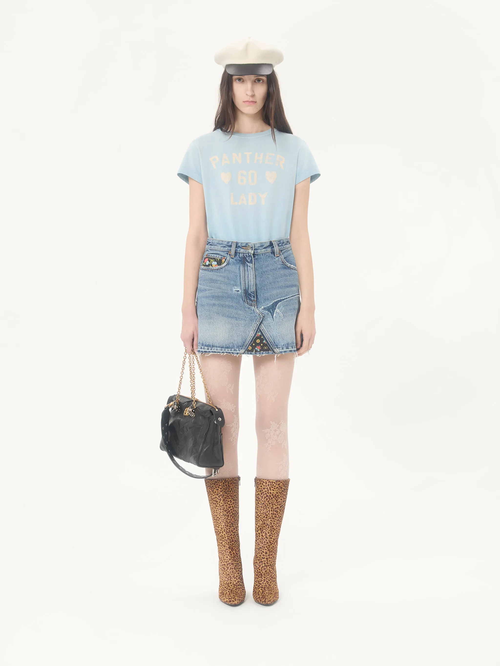 LIGHT BLUE PANTHER LADY TSHIRT sold by Lord & Taylor product image thumbnail 2