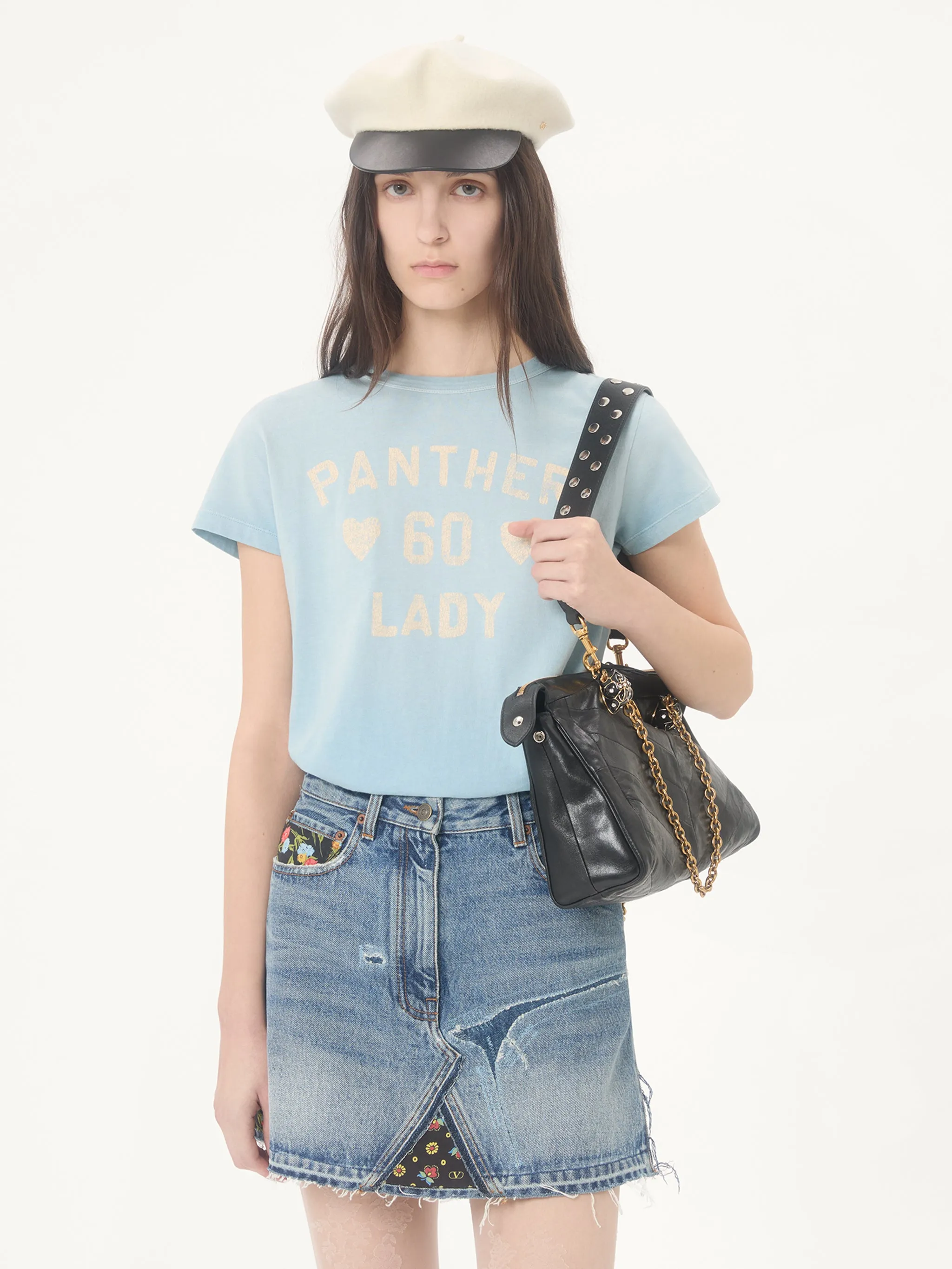 LIGHT BLUE PANTHER LADY TSHIRT sold by Lord & Taylor product image thumbnail 3