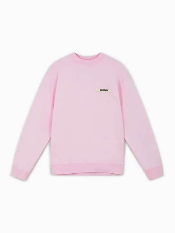 PINK SWEATSHIRT WITH GROS GRAIN LOGO sold by Lord & Taylor