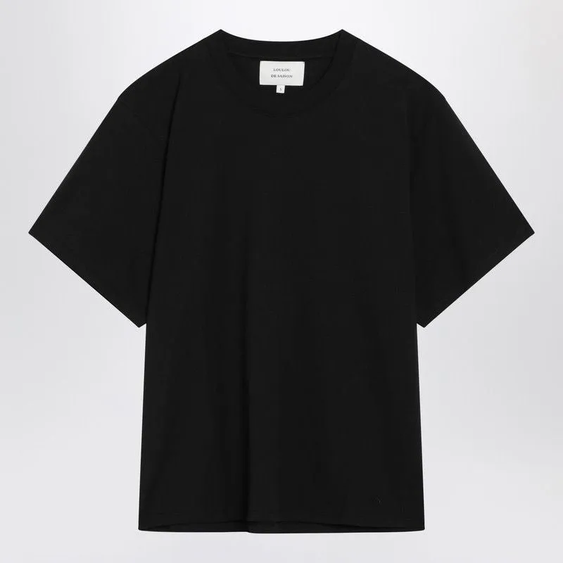 TSHIRT GIROCOLLO IN COTONE NERA sold by Lord & Taylor