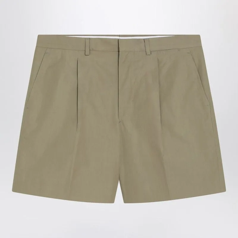 PUTTYCOLORED COTTON BERMUDA SHORTS sold by Lord & Taylor