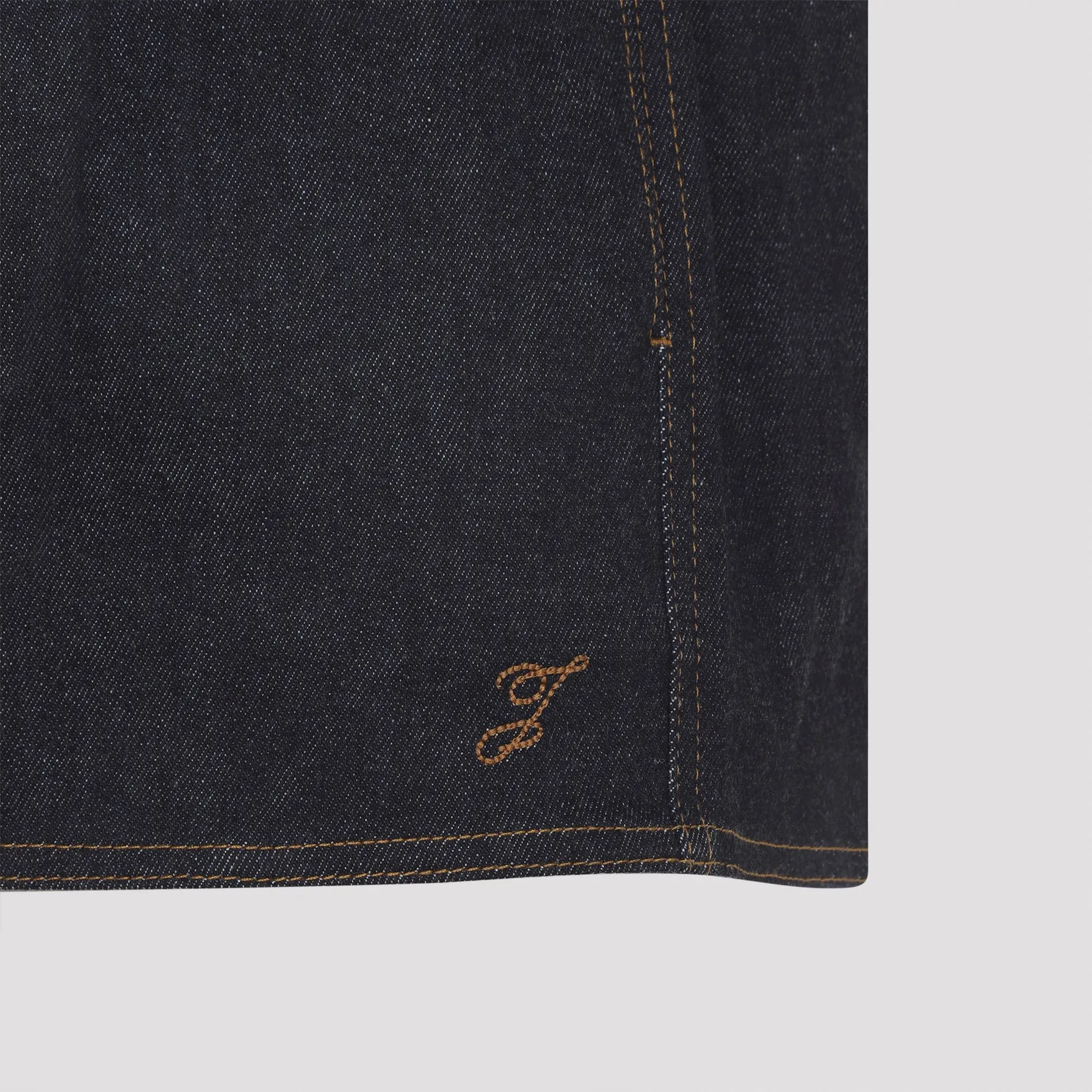 NAVY BLUE DENIM SHORTS sold by Lord & Taylor product image thumbnail 5