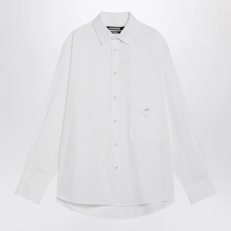 WHITE NAPPE COTTON SHIRT made by Jacquemus