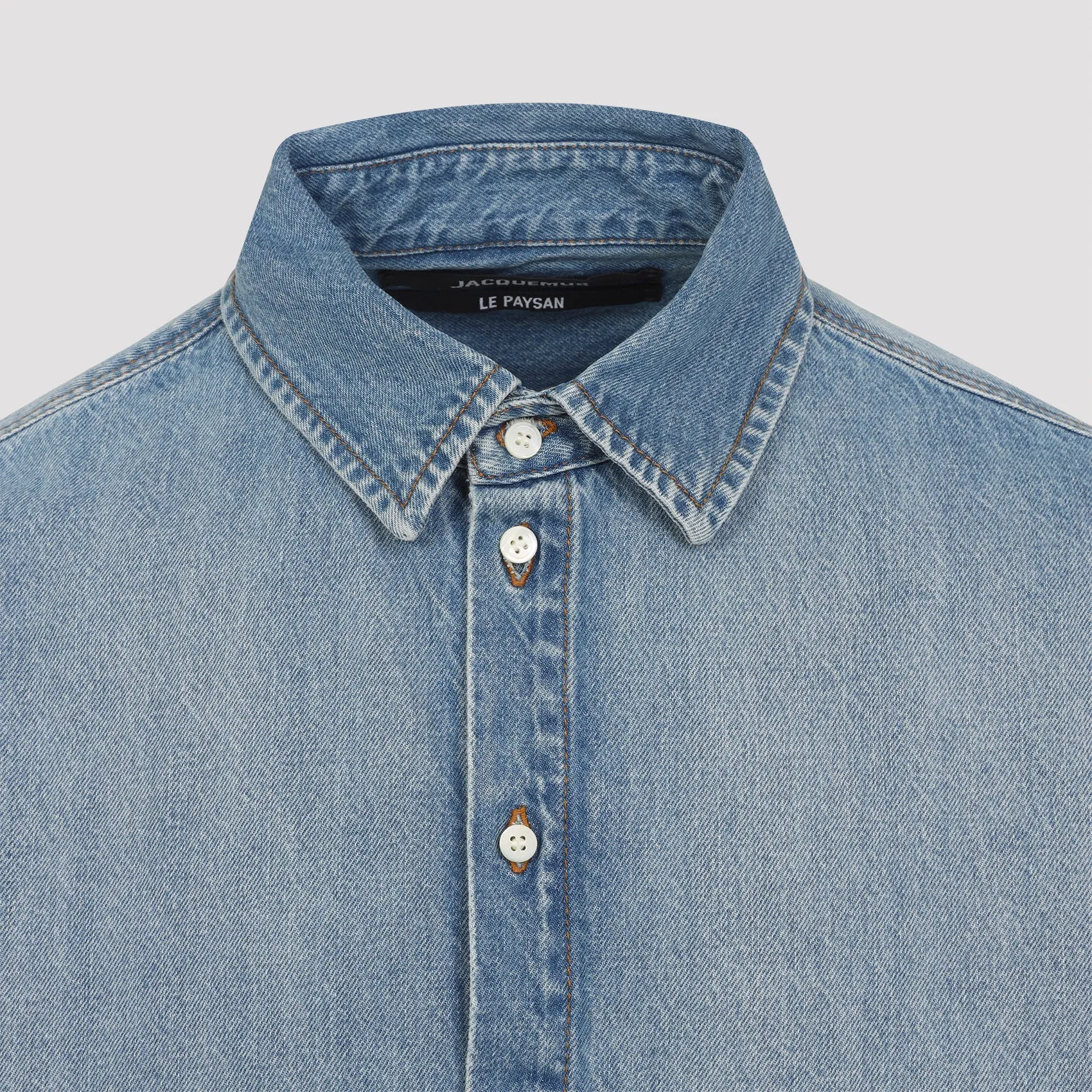 SIMON BLUE DENîMES DENIM SHIRT sold by Lord & Taylor product image thumbnail 4