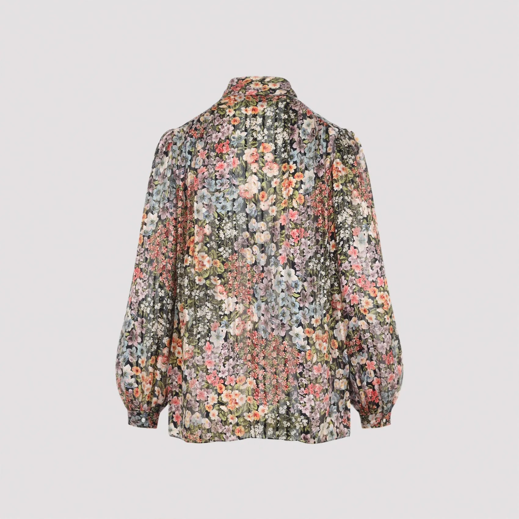SILK BLOUSE WITH FLORAL PRINT sold by Lord & Taylor product image thumbnail 3