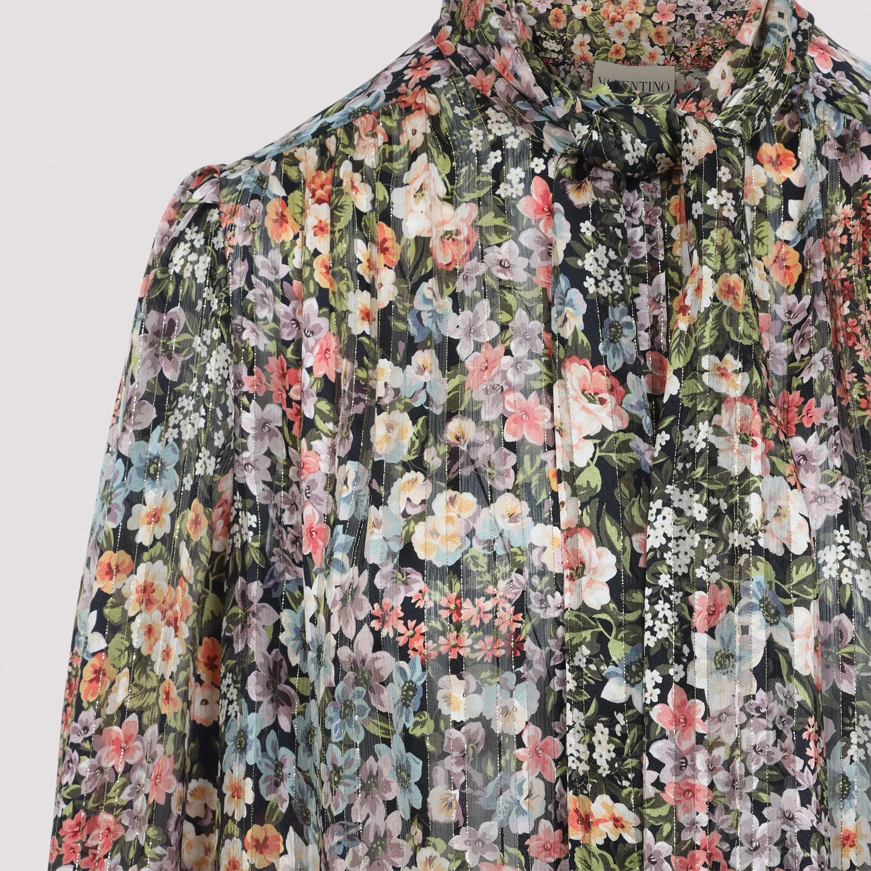 SILK BLOUSE WITH FLORAL PRINT sold by Lord & Taylor product image thumbnail 4