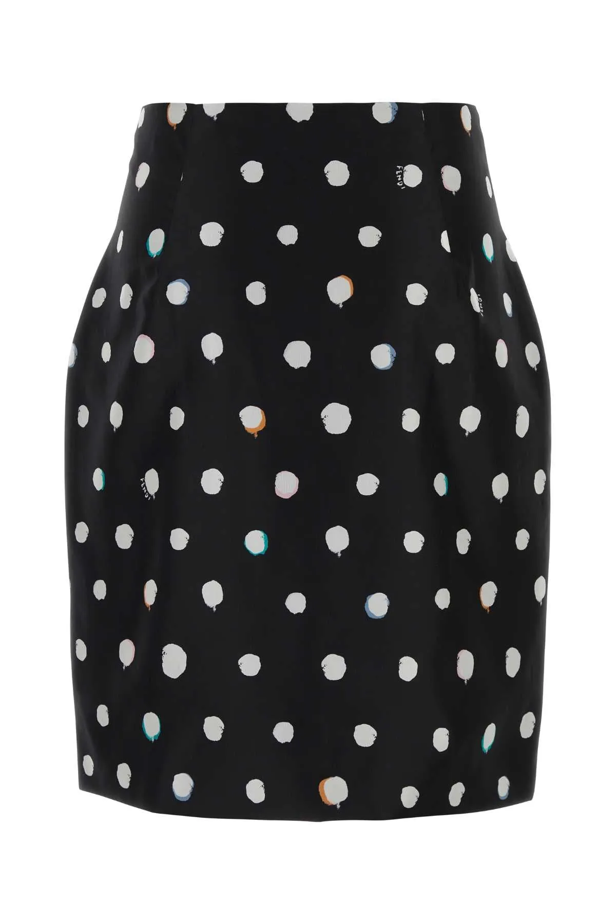 BLACK PRINTED TAFFETA SKIRT sold by Lord & Taylor product image thumbnail 2