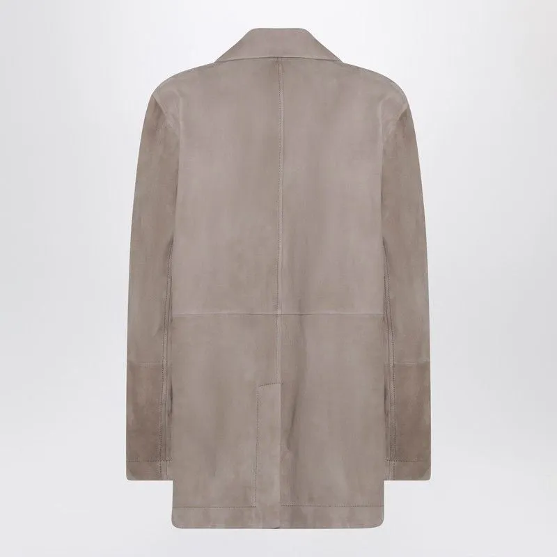 LIGHT BROWN SUEDE SINGLEBREASTED BLAZER sold by Lord & Taylor product image thumbnail 2