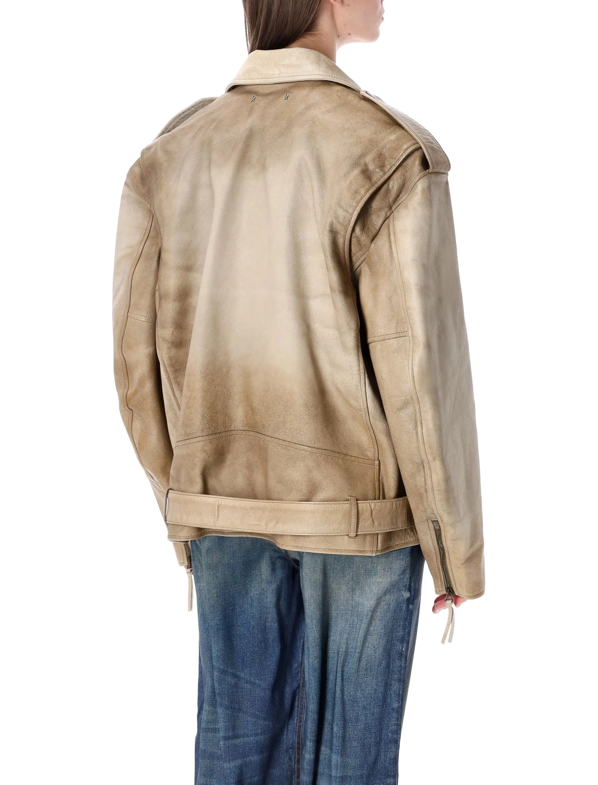 BEIGE LEATHER PHOEBE JACKET sold by Lord & Taylor product image thumbnail 2