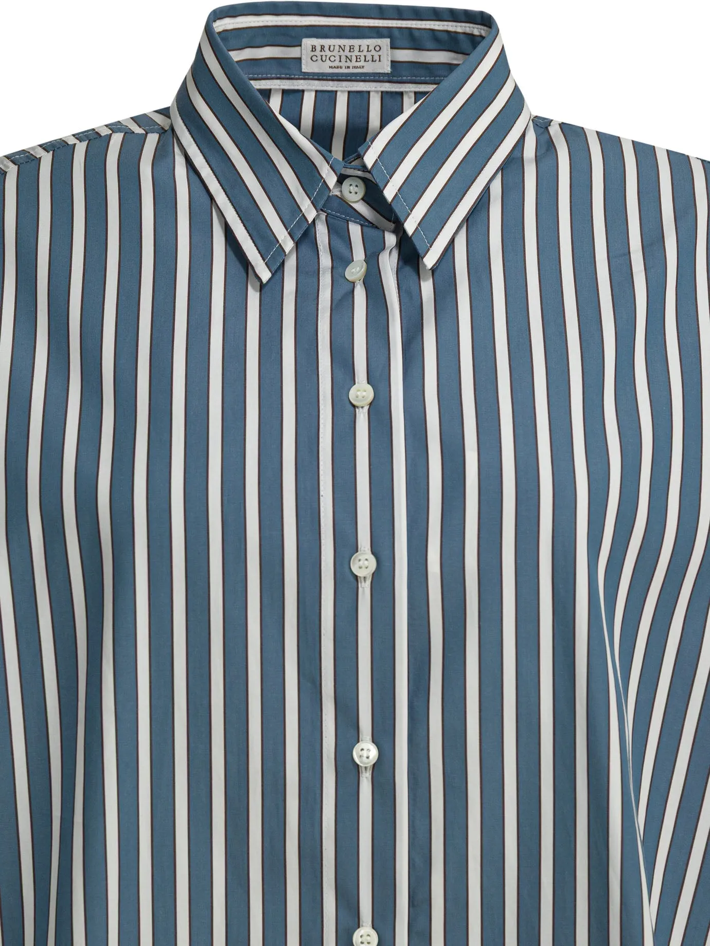 LIGHT BLUE COTTON SHIRT sold by Lord & Taylor product image thumbnail 3
