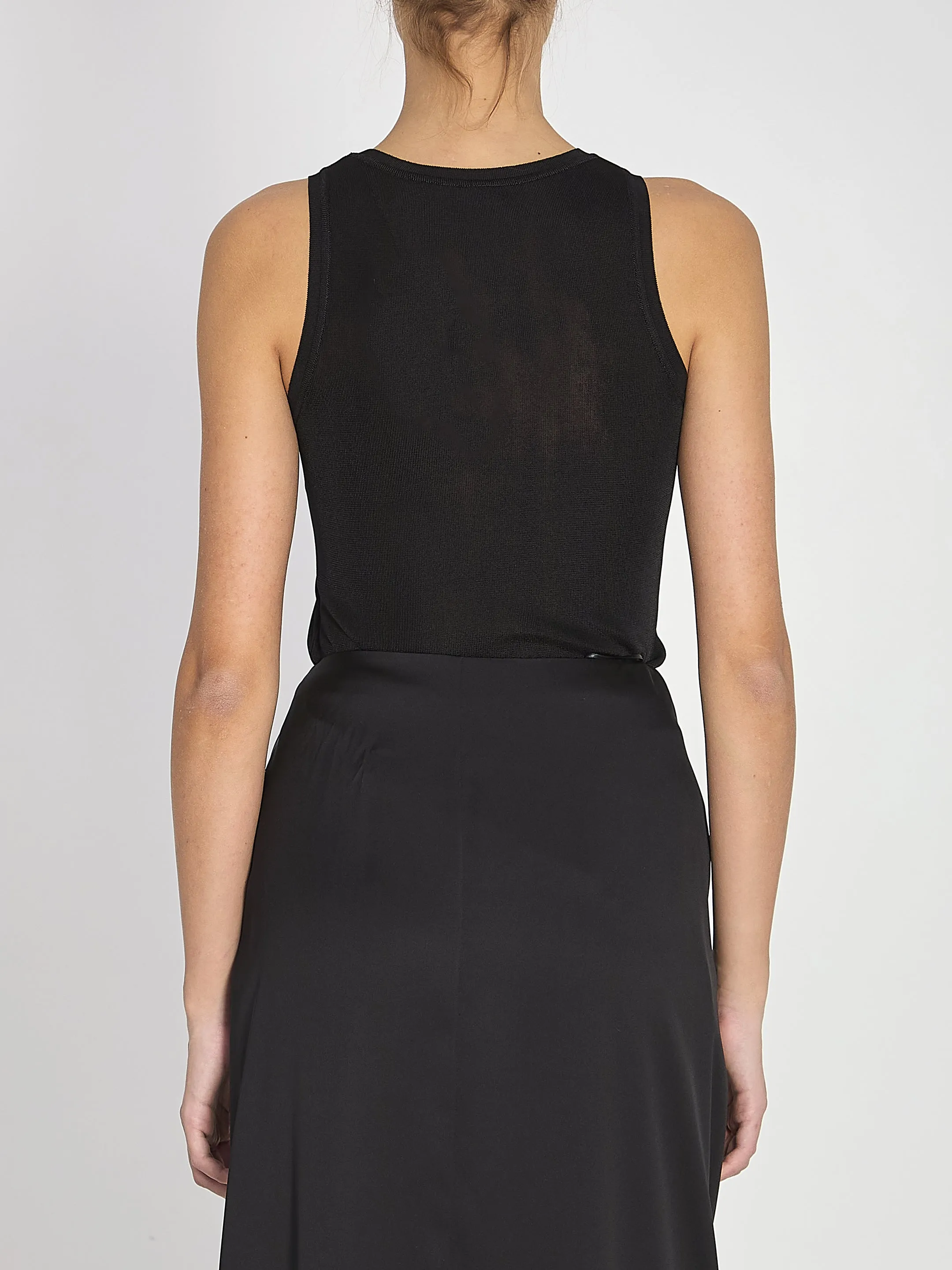 RIBBED KNIT TANK TOP sold by Lord & Taylor product image thumbnail 4