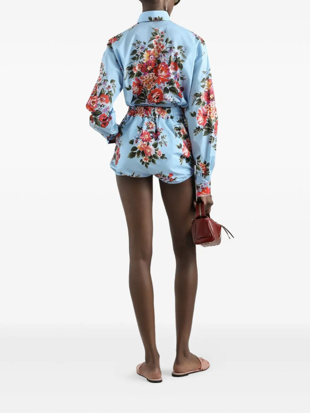 FLORAL BOUQUET-PRINT COTTON SHIRT sold by Lord & Taylor product image thumbnail 4
