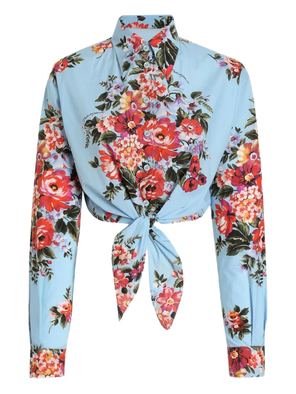 FLORAL BOUQUET-PRINT COTTON SHIRT sold by Lord & Taylor