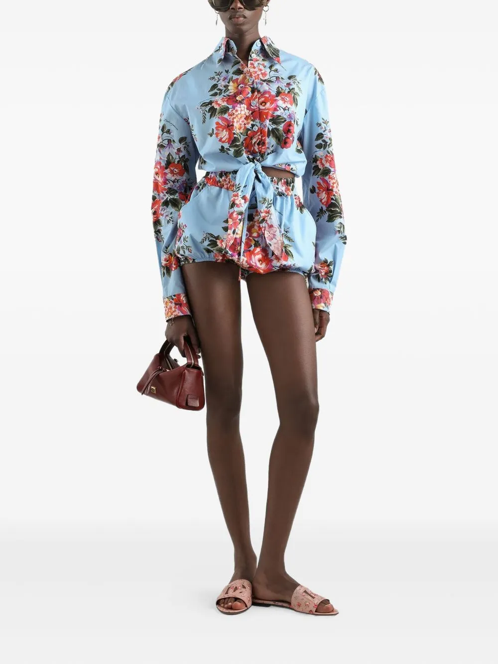 FLORAL BOUQUET-PRINT COTTON SHIRT sold by Lord & Taylor product image thumbnail 2