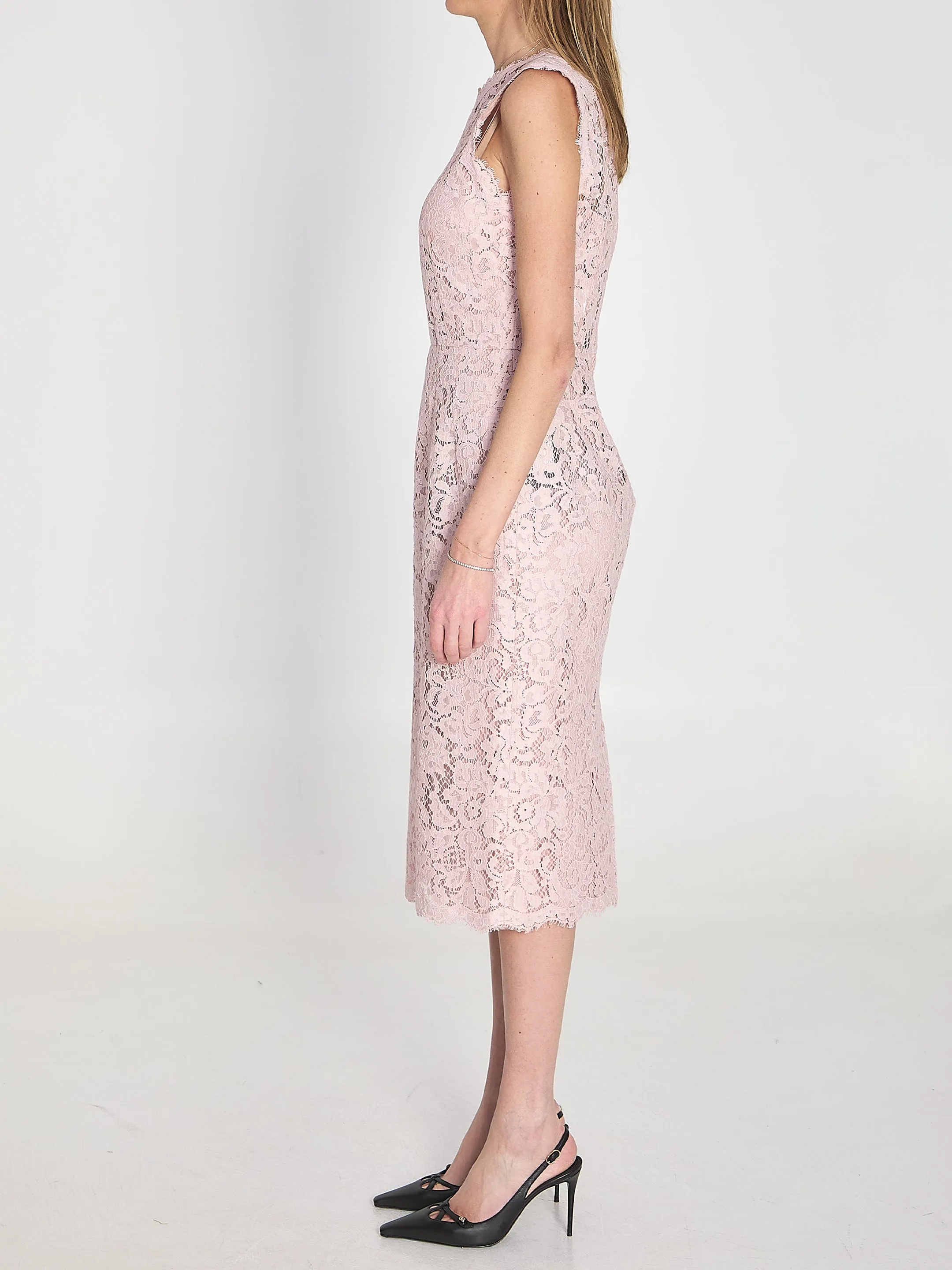 LACE MIDI DRESS sold by Lord & Taylor product image thumbnail 3